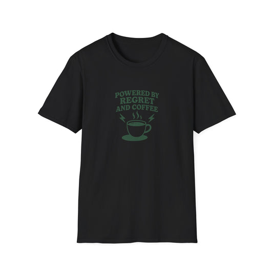 Unisex Softstyle T-Shirt - Regret And Coffee